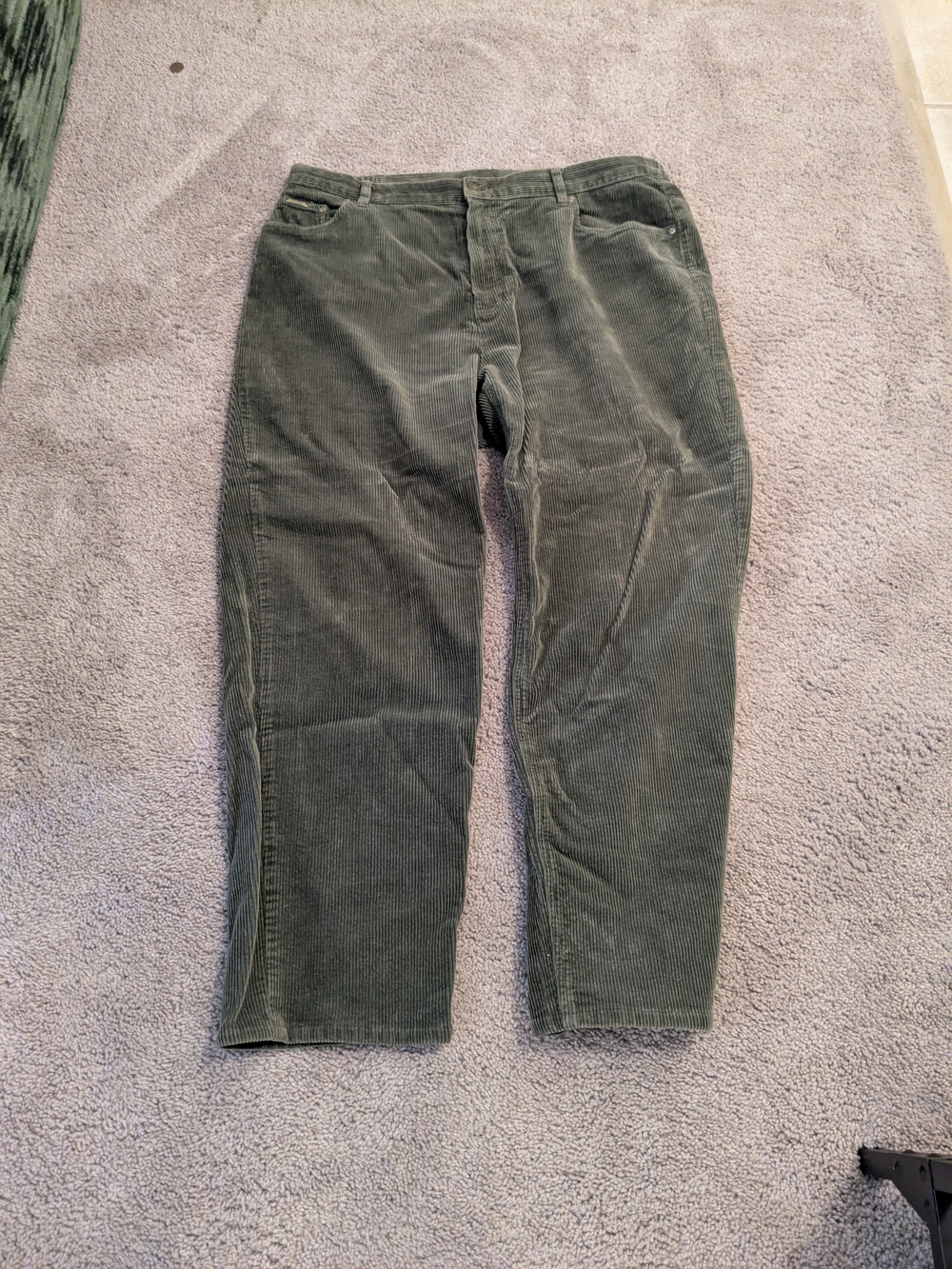 Ralph Lauren Olive Green Corduroy Pants